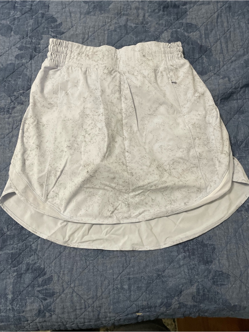 lululemon athletica lavender with gray Speckled Athletic Skort